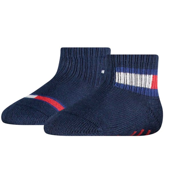 Tommy Hilfiger Baby Flag Socks 2-pack Tommy Original Online Hot Sale