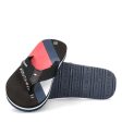 Tommy Hilfiger Flag Print Flip Flop Black For Cheap