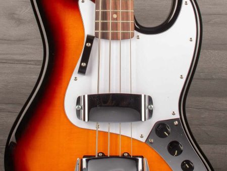 USED - Squier Affinity Jazz Bass Guitar - Sunburst on Sale