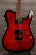 USED - Fender Custom Telecaster FMT HH - Crimson Red Transparent Online Hot Sale