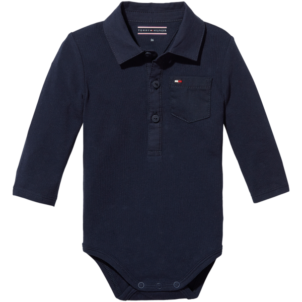 Tommy Hilfiger Baby Boy Poplin Body L S Black Iris Sale