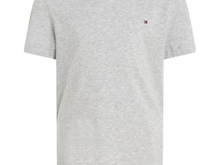 Tommy Hilfiger Boy Basic T-Shirt CN Grey Heather Cheap