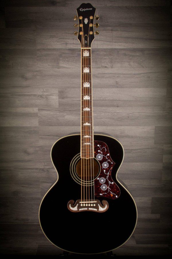 USED - Epiphone EJ200 - Black Online now