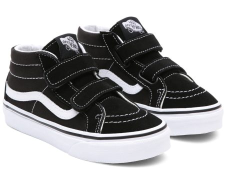 VANS SK8-Mid Reissue V Black True White Shoes Discount