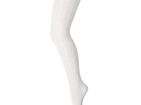 MP Cotton Rib Tights White Hot on Sale