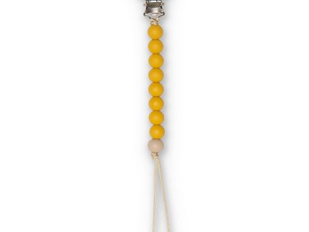 That s Mine Ochre Abel Pacifier Strap on Sale