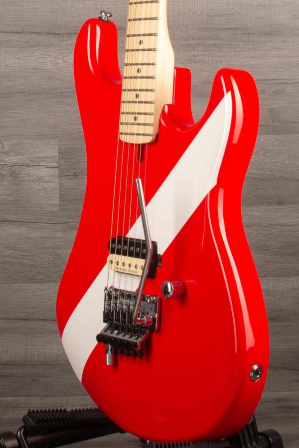 USED - Kramer The 84  Red Diver Down Stripe Hot on Sale