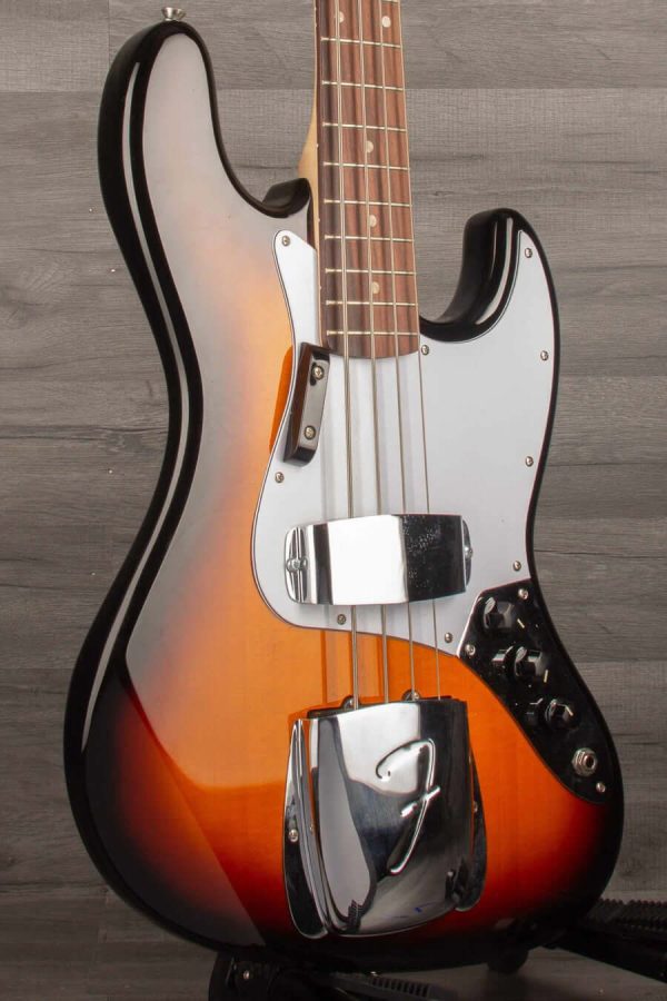 USED - Squier Affinity Jazz Bass Guitar - Sunburst on Sale