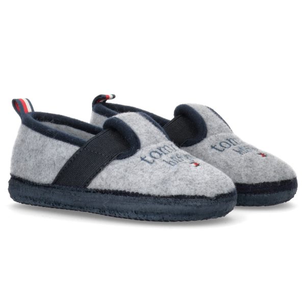 Tommy Hilfiger Indoor Slipper Grey Hot on Sale