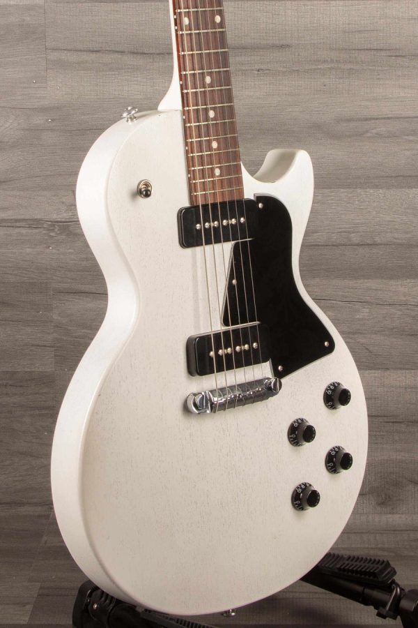 USED - 2021 Gibson Les Paul Special Tribute P90 - Worn White Satin For Sale