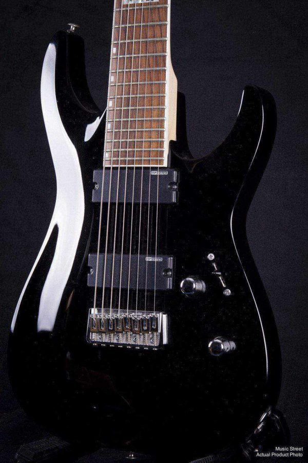 USED - Esp Ltd - H208 8 String Electric Guitar (Black) For Discount