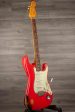 USED - Fender Custom Shop  60 s Stratocaster Aged Relic Fiesta red over sunburst Discount