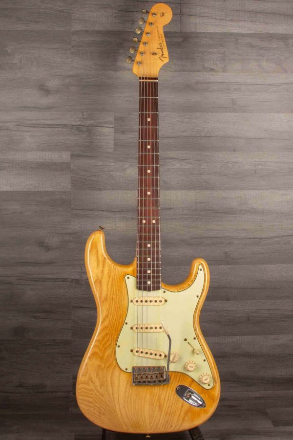 USED - Fender Custom Shop  63 Stratocaster Aged Relic Natural Ash Online Sale