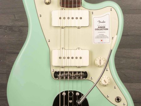 Fender - Made in Japan Junior Collection Jazzmaster®, Rosewood Fingerboard, Satin Surf Green Discount