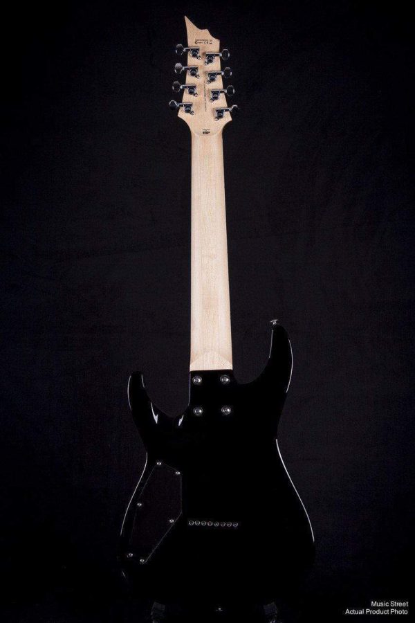 USED - Esp Ltd - H208 8 String Electric Guitar (Black) For Discount