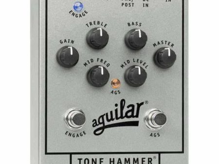 Aguilar APTH-AE Tone Hammer Silver Anniversary Edition Pedal on Sale