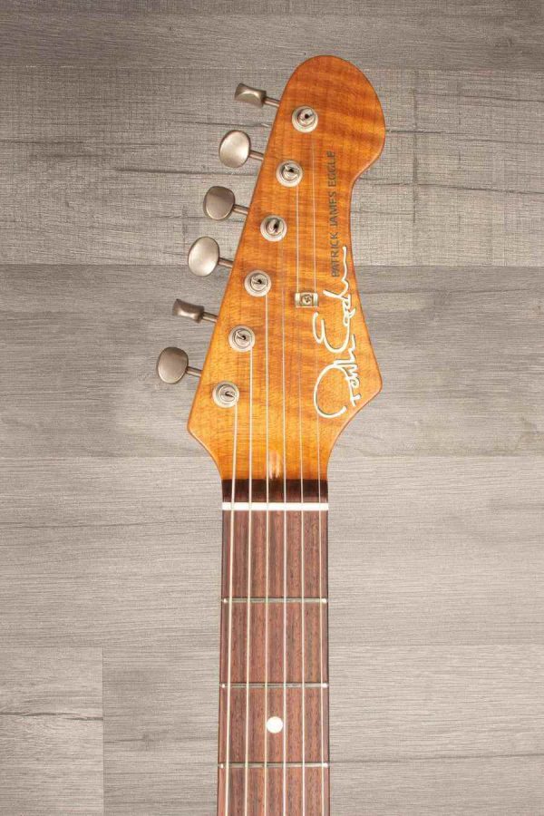 USED - Patrick James Eggle Oz-T Thinline Firemist Silver #30797 Online Sale