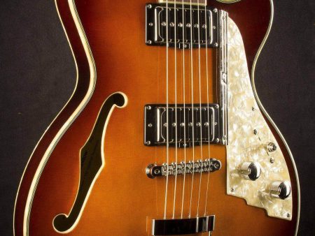 USED - Duesenberg Hollow Series Starplayer Tv - Vintage Brown Online Hot Sale