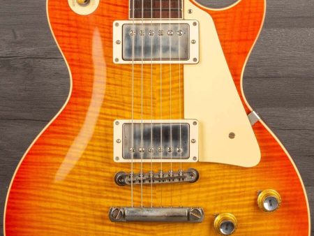 USED - 2021 Gibson Custom Shop 60th Anniversary 60 s Les Paul V2 VOS Orange Lemon Fade on Sale