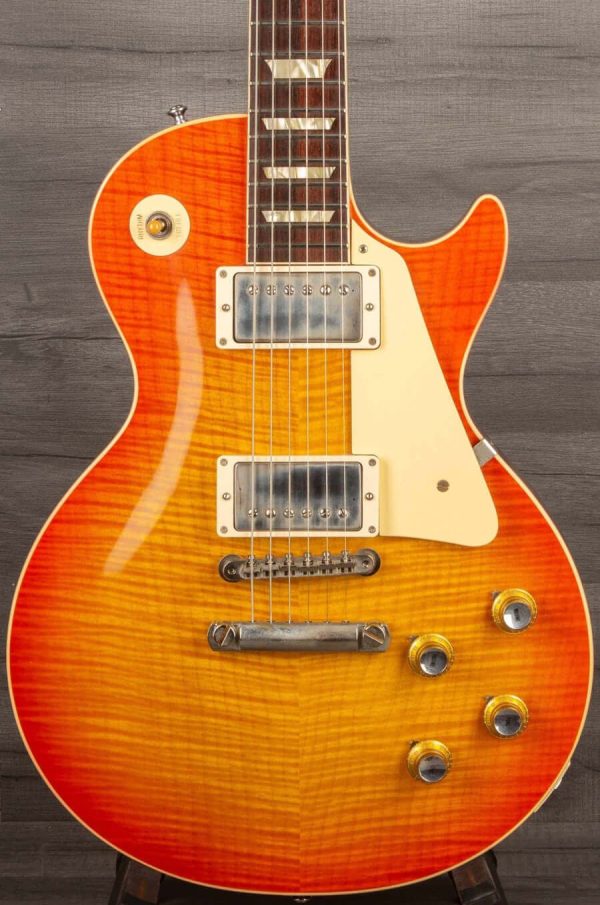 USED - 2021 Gibson Custom Shop 60th Anniversary 60 s Les Paul V2 VOS Orange Lemon Fade on Sale