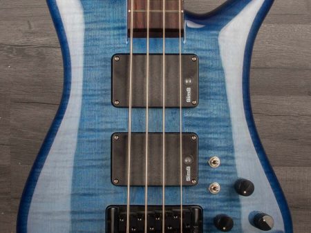 USED - Spector Rudy Sarzo Euro 4LX Bass Guitar - Blue Stain Gloss Supply