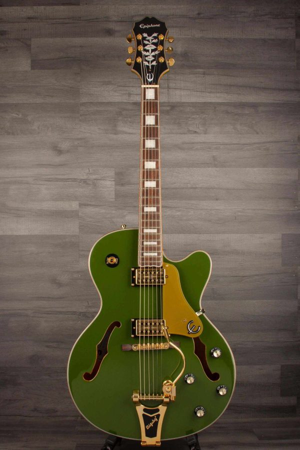 USED - Epiphone Emperor Swingster Forest green metallic inc hard case Hot on Sale