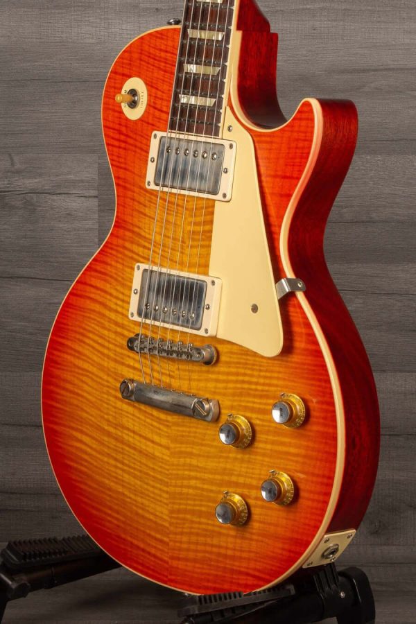 USED - 2021 Gibson Custom Shop 60th Anniversary 60 s Les Paul V2 VOS Orange Lemon Fade on Sale