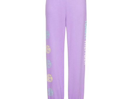 Tommy Hilfiger Overprint Sweatpants Violet Viola For Sale