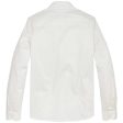 Tommy Hilfiger Stretch Twill Tonal Logo Shirt White Fashion