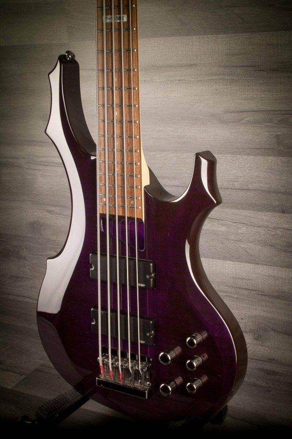 USED - ESP LTD F-155DX Dark See Thru Purple For Discount