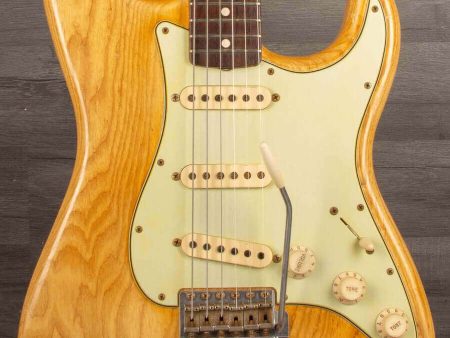 USED - Fender Custom Shop  63 Stratocaster Aged Relic Natural Ash Online Sale