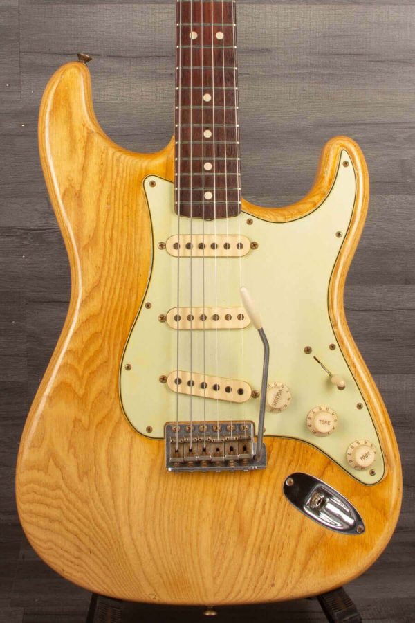 USED - Fender Custom Shop  63 Stratocaster Aged Relic Natural Ash Online Sale