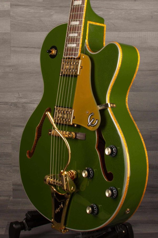 USED - Epiphone Emperor Swingster Forest green metallic inc hard case Hot on Sale