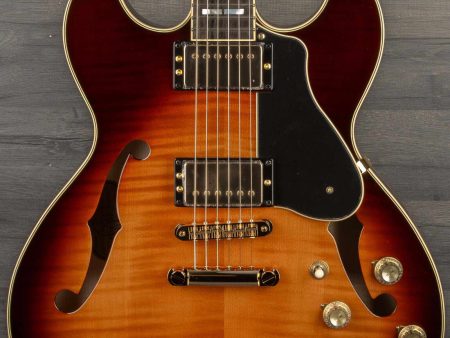 Yamaha SA2200 Semi Hollow Electric Guitar - Brown Sunburst Cheap