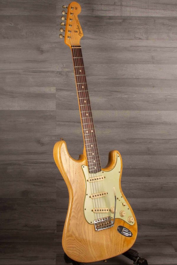 USED - Fender Custom Shop  63 Stratocaster Aged Relic Natural Ash Online Sale