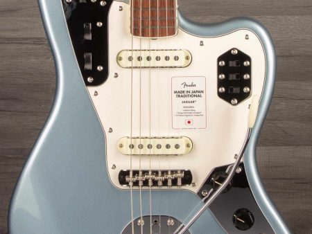 Fender - Traditional Late 60s Jaguar®  Ice Blue Metallic - Made in Japan Hot on Sale