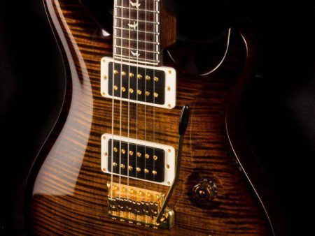 USED - PRS Custom 24, 30Th Anniversary - Wood Library Limited - Black Gold Online Sale