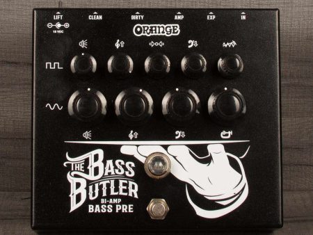 USED Orange Bass Butler Bi-amp bass preamp pedal Hot on Sale