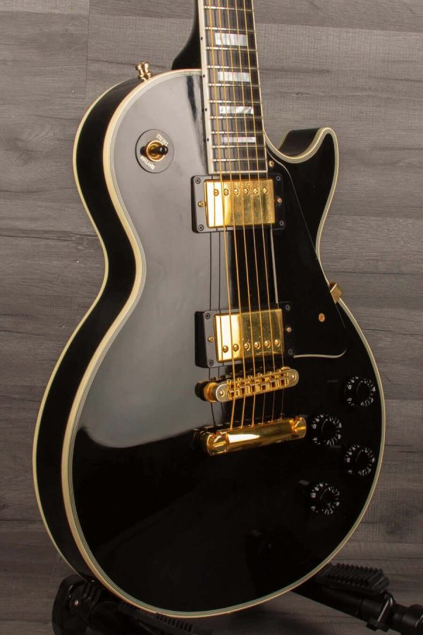 USED - Gibson Les Paul Custom Electric Guitar Black - 2007 Online Hot Sale