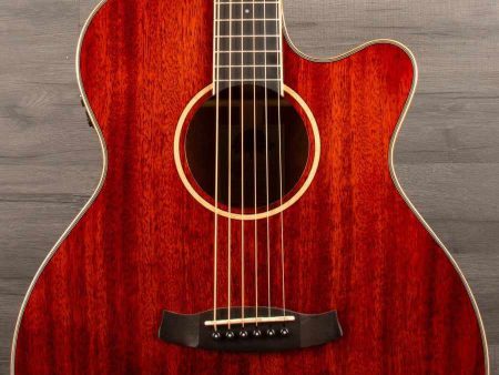 Tanglewood TW4CER Winterleaf Super Folk Acoustic Guitar - Red Gloss Cheap