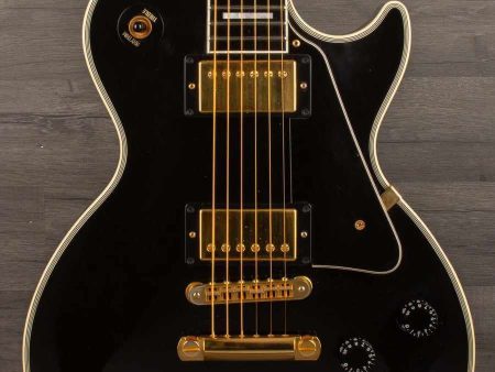 USED - Gibson Les Paul Custom Electric Guitar Black - 2007 Online Hot Sale