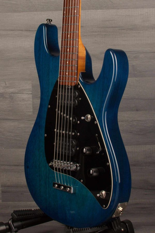 USED - MusicMan Steve Morse - Neptune Blue 2014 Online Sale