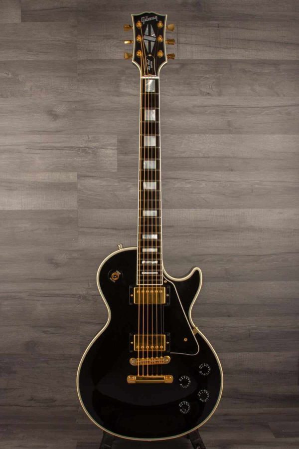 USED - Gibson Les Paul Custom Electric Guitar Black - 2007 Online Hot Sale