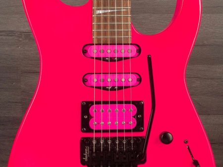 USED Jackson DK3XR HSS, Laurel Fingerboard, Neon Pink Fashion