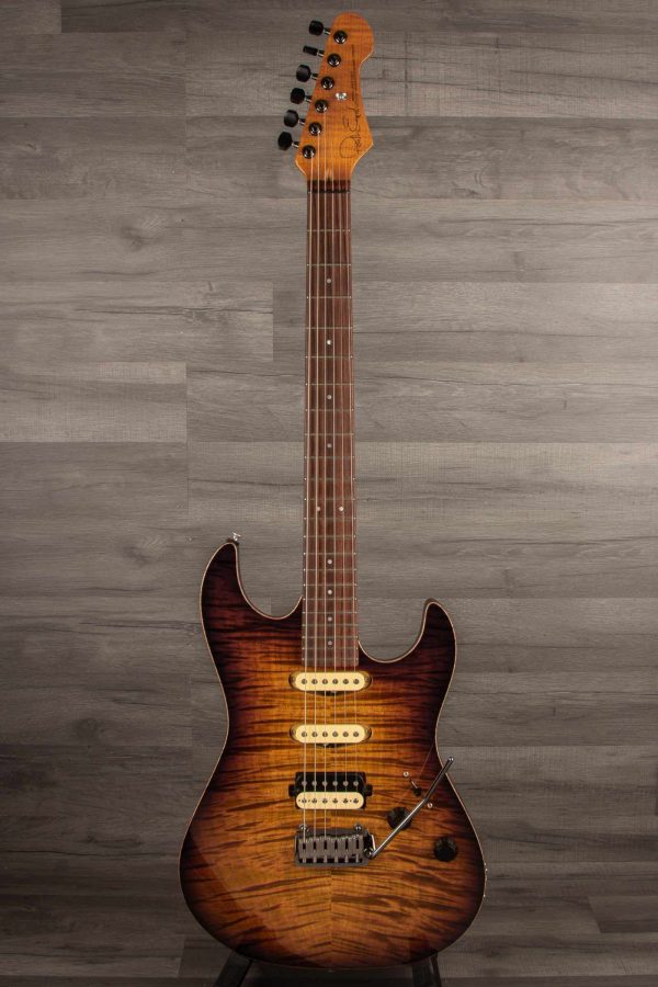 USED - Patrick James Eggle  96 Droptop Tobacco Burst For Sale