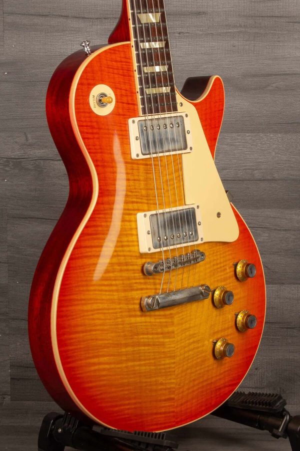 USED - 2021 Gibson Custom Shop 60th Anniversary 60 s Les Paul V2 VOS Orange Lemon Fade on Sale