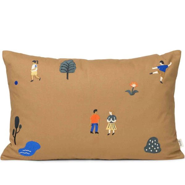 Ferm Living The Park Cushion with Pillow Sugar Kelp For Cheap