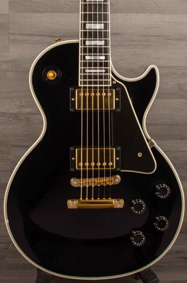 USED - Gibson Les Paul Custom Electric Guitar Ebony - 2008 Online now