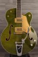 USED - Gretsch G6120SSUGR Green Tiger - Brian Setzer Nashville Online now