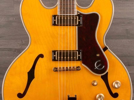 Epiphone Sheraton Electric Guitar - Natural (Incl. Premium Gig Bag) Online Hot Sale